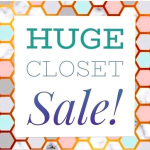 Everything must go! Making room for new inventory.